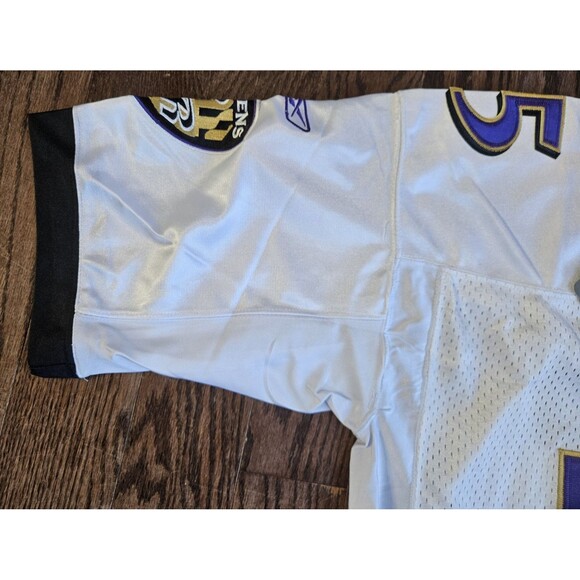 Terrell Suggs #55 Baltimore Ravens Reebok On Field Jersey White Size 50 NWT - Picture 8 of 16